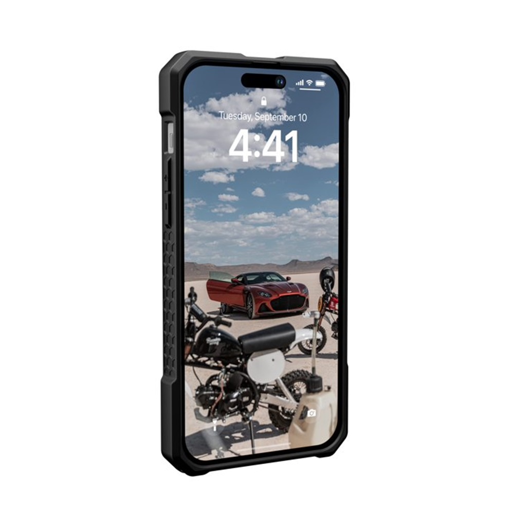 UAG Case for iPhone 14 Pro Max with MagSafe Monarch Pro, Grey - Image 2