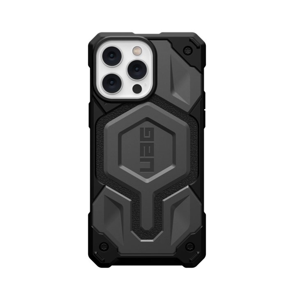 UAG Case for iPhone 14 Pro Max with MagSafe Monarch Pro, Grey - Image 3