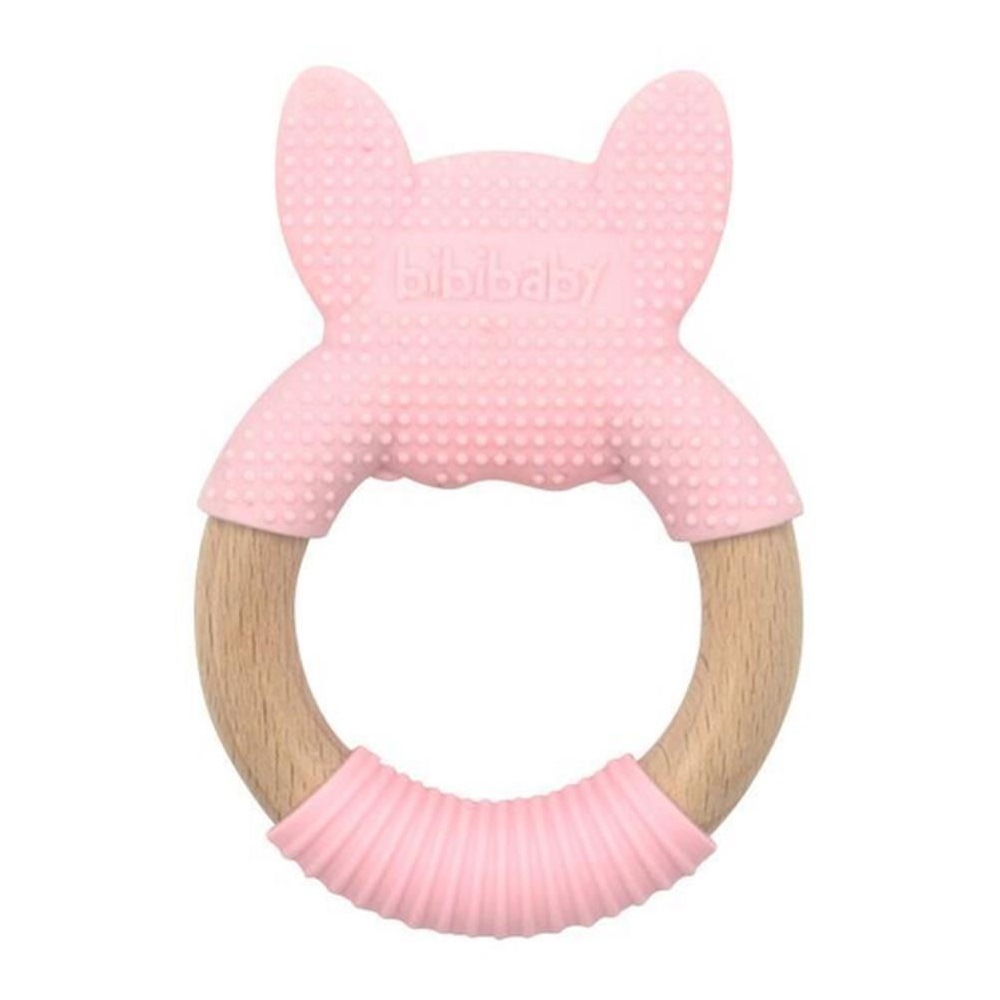 Bibipals Teething Ring Koala, Pink and White - Image 2