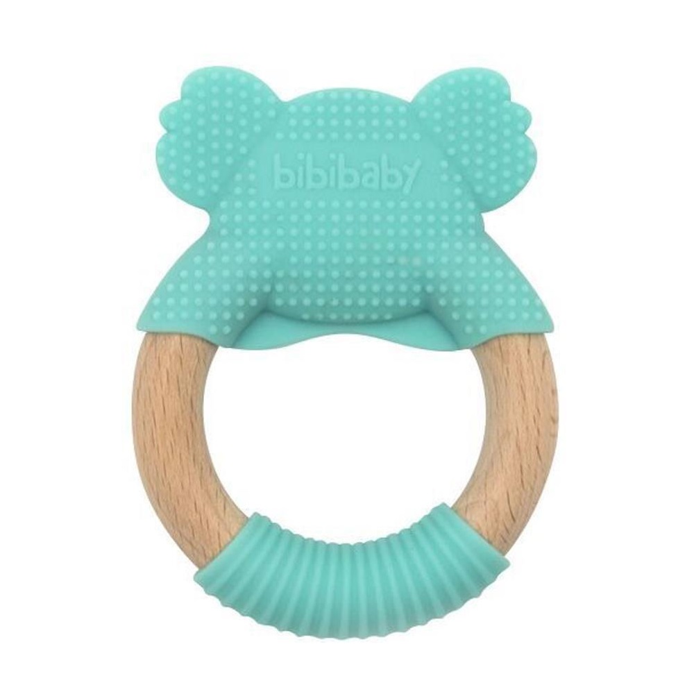 Bibipals Teething Ring Koala, Blue and White - Image 2