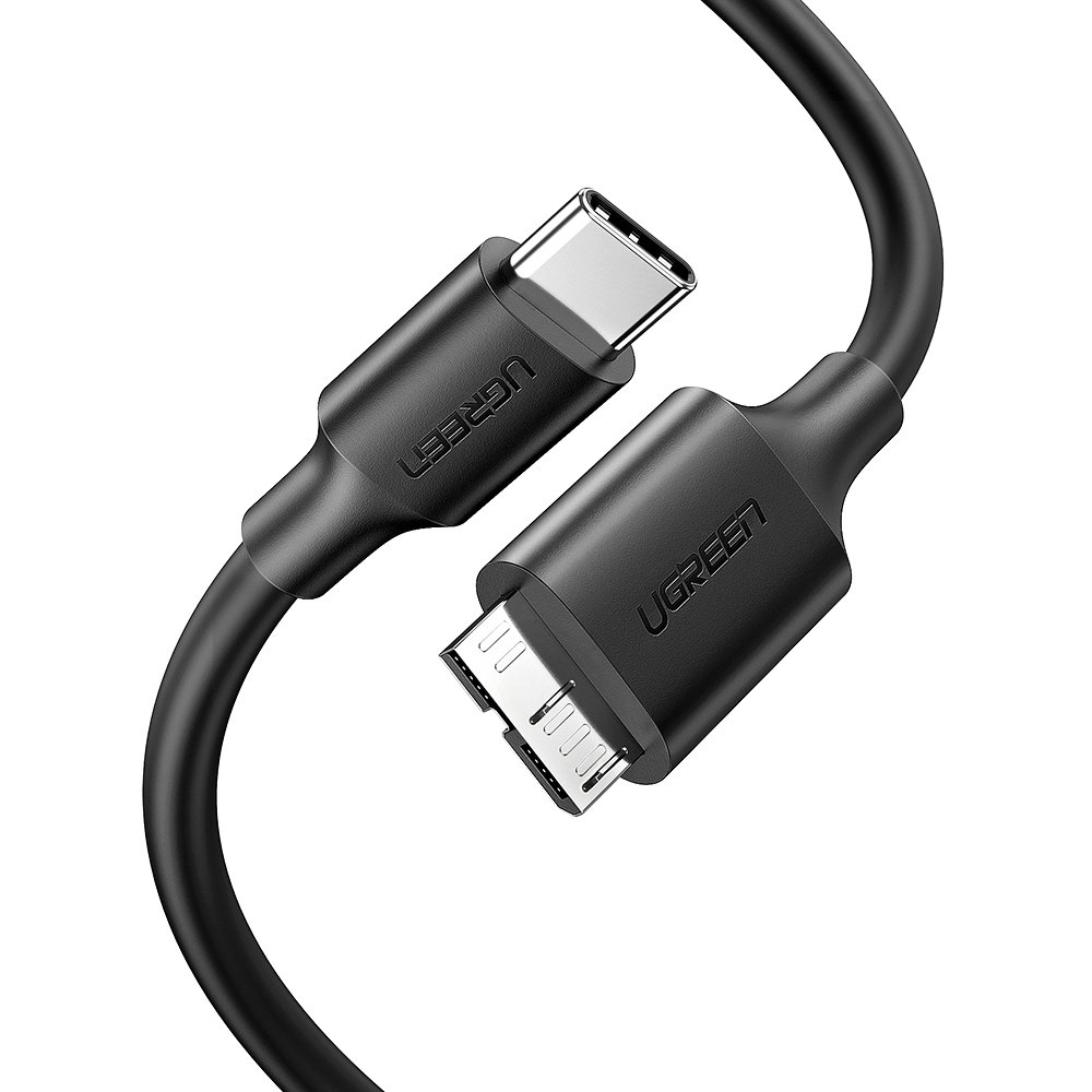 UGREEN Cable Type-C 3.0 to Micro-B 3.0 1M US312, Black - Image 2