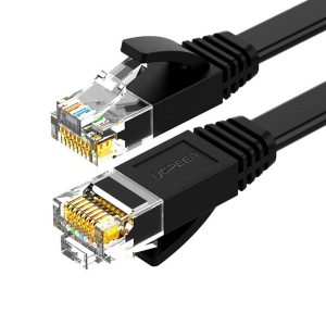 UGREEN Ethernet Cable Cat 6 8-Core U/UTP 26AWG Copper Clad Aluminum 3M, Black