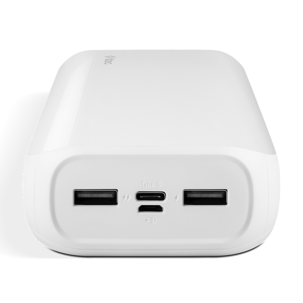 ttec Powerbank 30.000 mAh ReCharger Ultra, White - Image 3