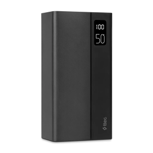 ttec Powerbank 50.000 mAh ReCharger Mega PD 20W, Black