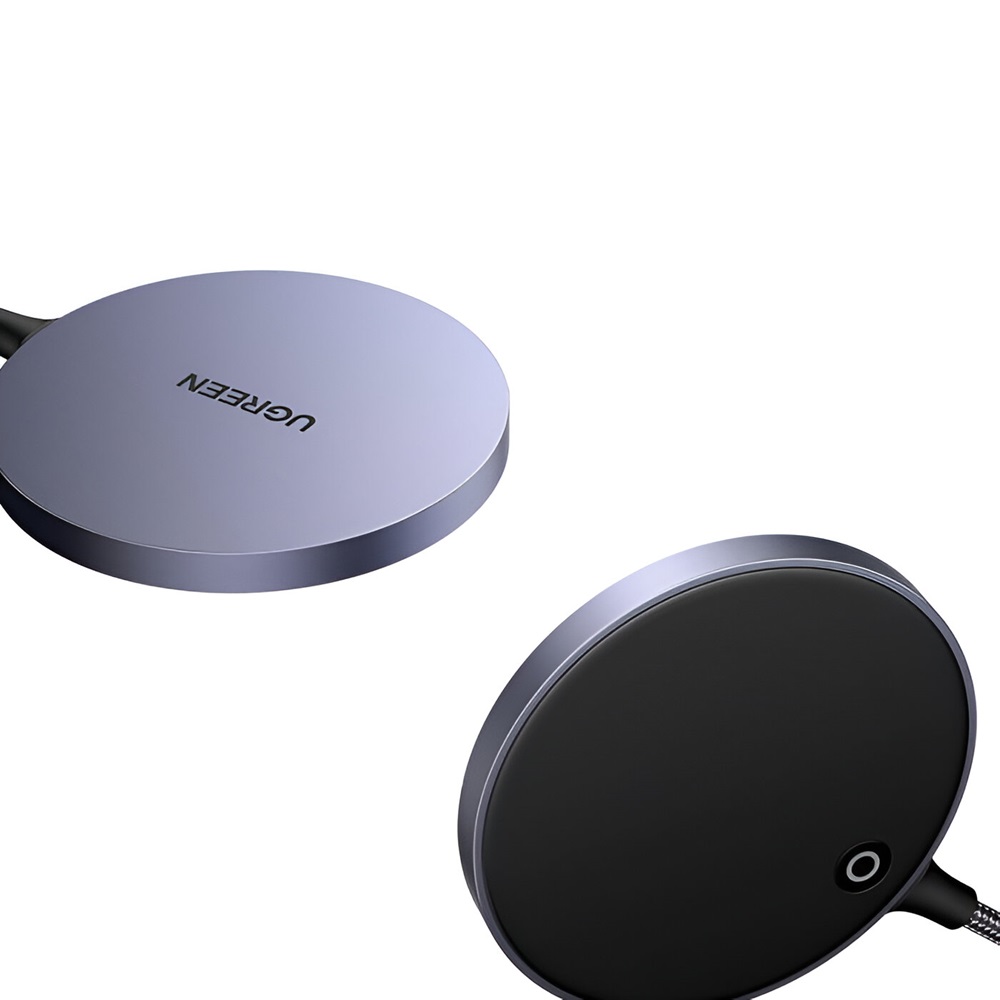 UGREEN Wireless Magnetic Charger for iPhone 15W CD245, Grey - Image 3