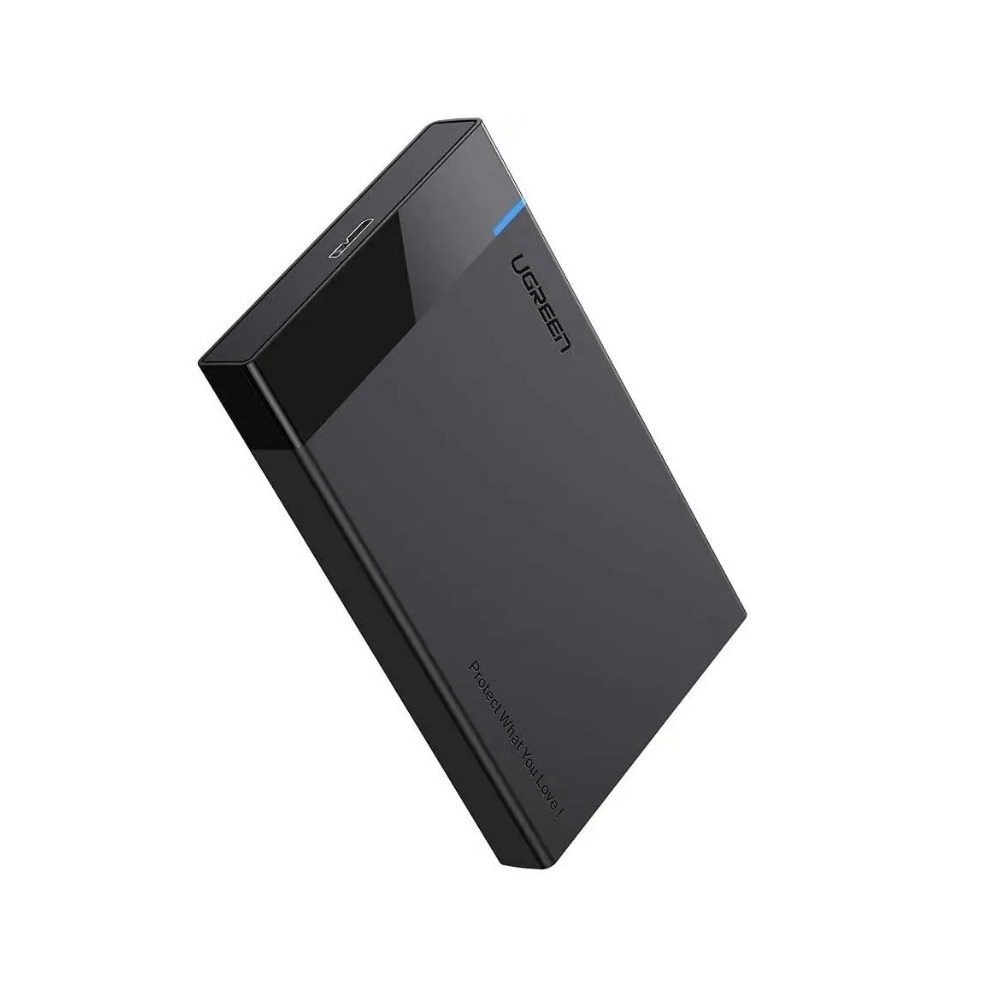 UGREEN Enclosure USB 3.0 to HDD/SSD 2.5'' SATA 3.0 6Gbps UASP 0.3M Cable US221, Black - Image 2