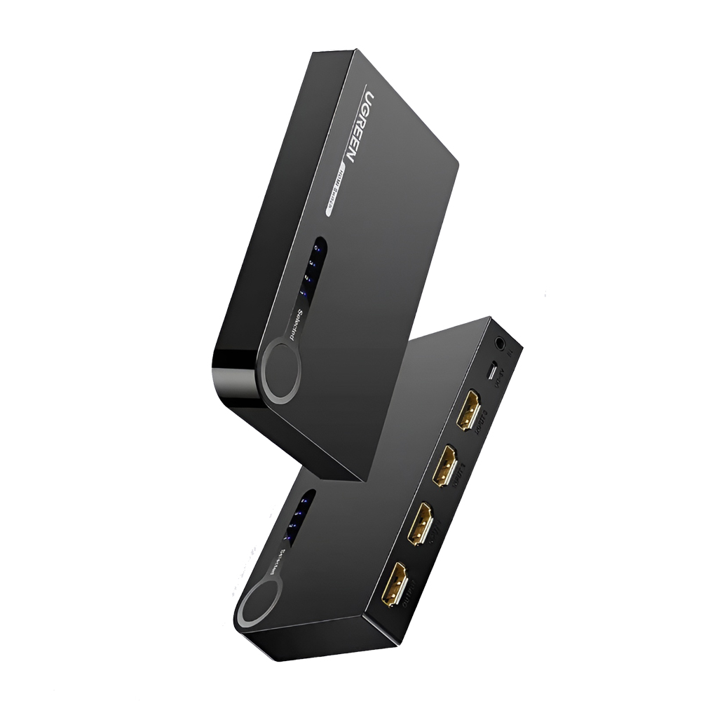 UGREEN Switch 3x1 HDMI 4K@30Hz, Black - Image 3