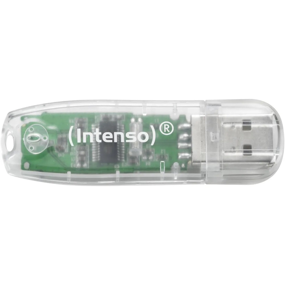 Intenso® USB Drive 2.0 Rainbow Line 32 GB, Transparent - Image 3