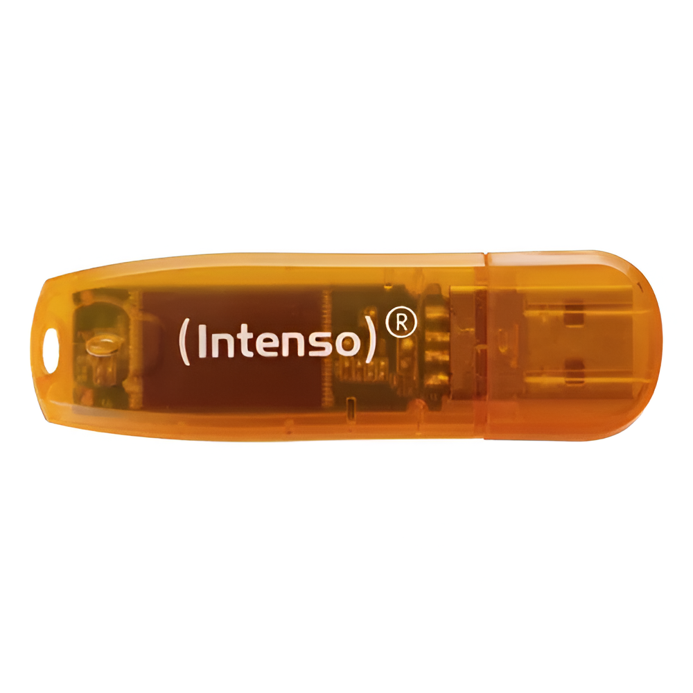 Intenso® USB Drive 2.0 Rainbow Line 64 GB, Orange - Image 3