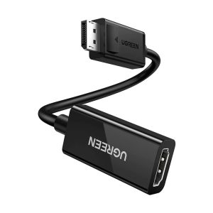UGREEN Adapter DP-M to HDMI-F 4K@60Hz with Audio 0.25M MM137, Black
