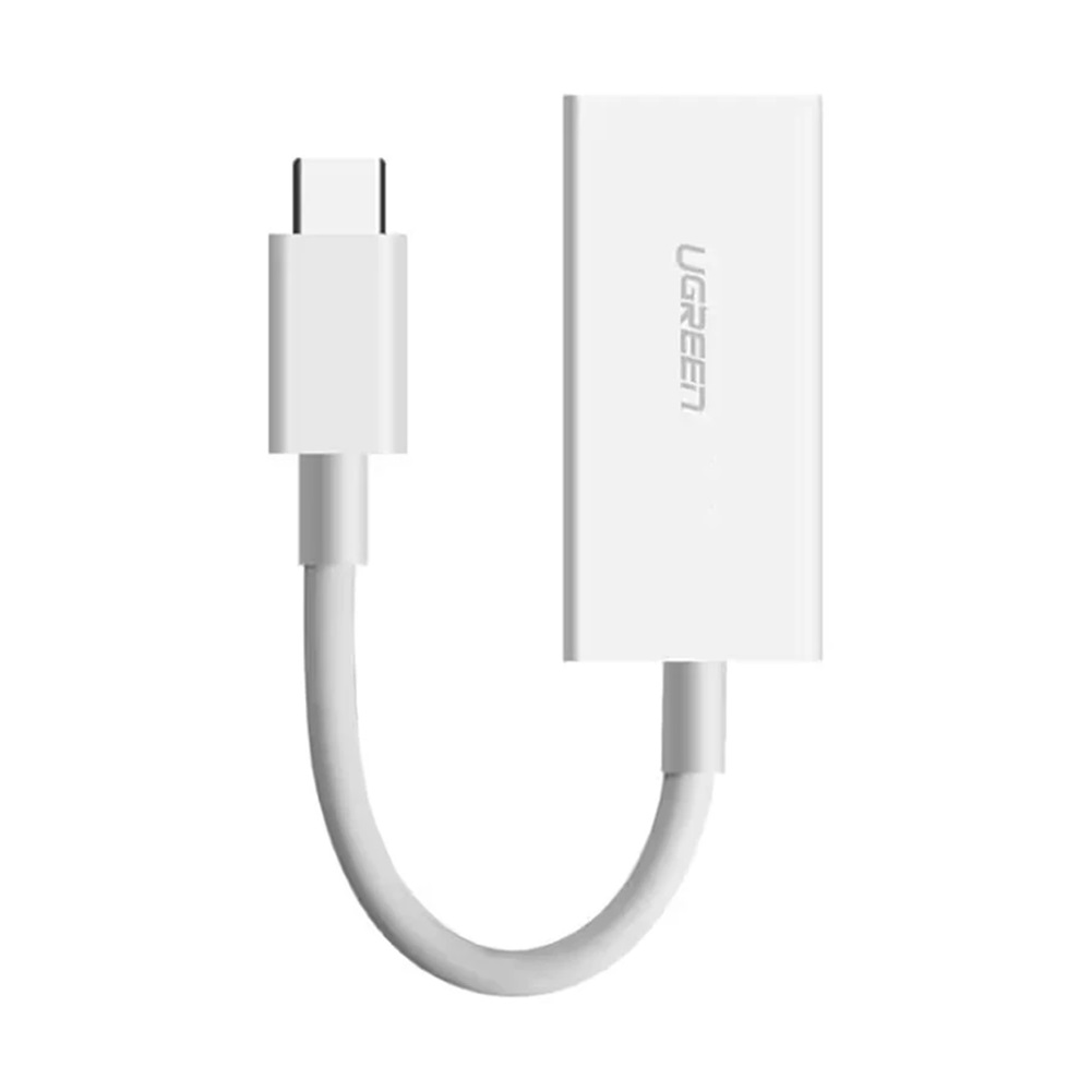 UGREEN Adapter Type-C 3.0 to DisplayPort 4K*2K@60Hz 0.15M MM130, White - Image 2