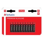 Verbatim Batteries AAA Alkaline 10 pcs Blister