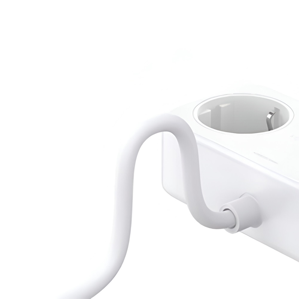 UGREEN Power Strip 2 Plug + 2*USB-A + 1*USB-C, 30W DigiNest Life EU CD280, White - Image 3