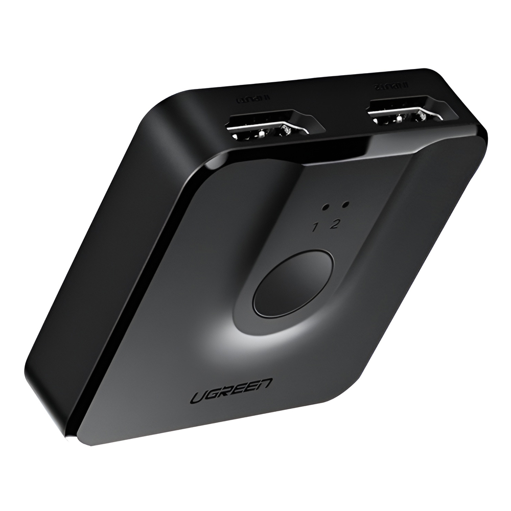 UGREEN Switcher Bi-Directional 2in1 2*HDMI 4K 30Hz or 1*HDMI 4K 30Hz to 1*HDMI 4K 30Hz or 2*HDMI 4K 30Hz CM217, Black - Image 2