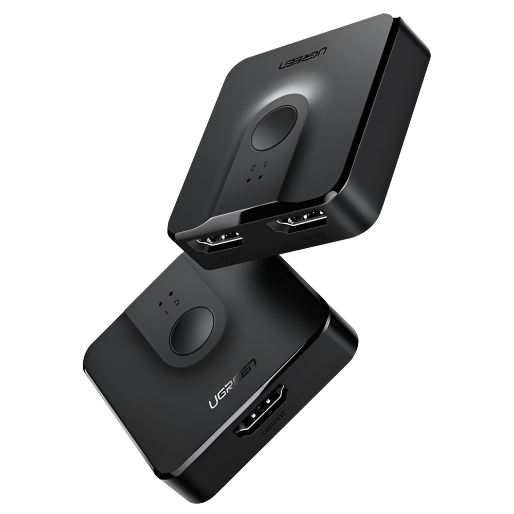UGREEN Switcher Bi-Directional 2in1 2*HDMI 4K 30Hz or 1*HDMI 4K 30Hz to 1*HDMI 4K 30Hz or 2*HDMI 4K 30Hz CM217, Black - Image 3
