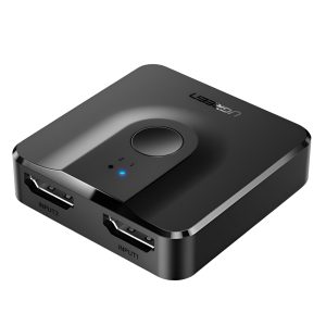 UGREEN 2in1 Switch/Splitter bidirectional 2*HDMI to 1*HDMI or 2*HDMI to 1*HDMI 4K@60Hz 2K@144Hz CM217, Black