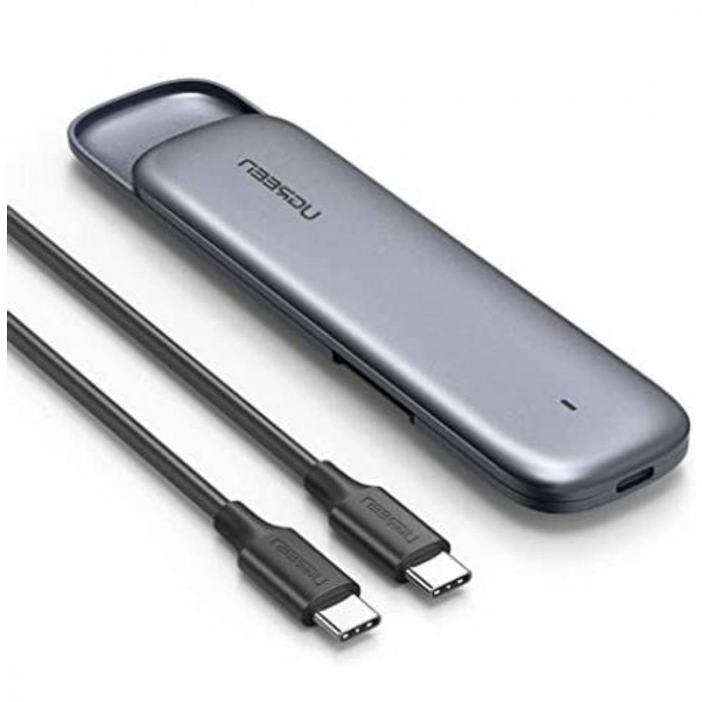 UGREEN Enclosure Type-C 3.1 Gen2 to M.2 B-Key/M+B Key SATA 3.0 6Gbps NGFF 0.5M Cable CM238, Black - Image 3