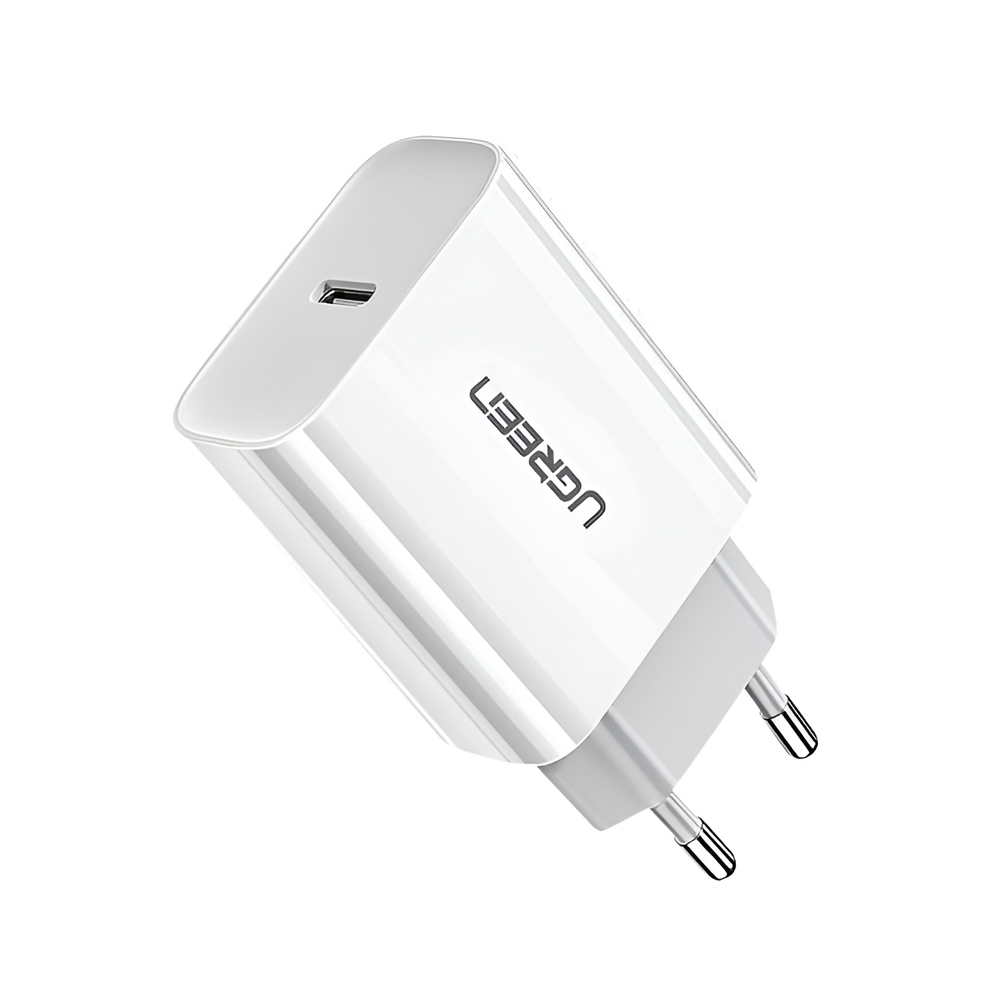 UGREEN Wall Charger Type-C PD3.0 20W EU CD137, White - Image 2