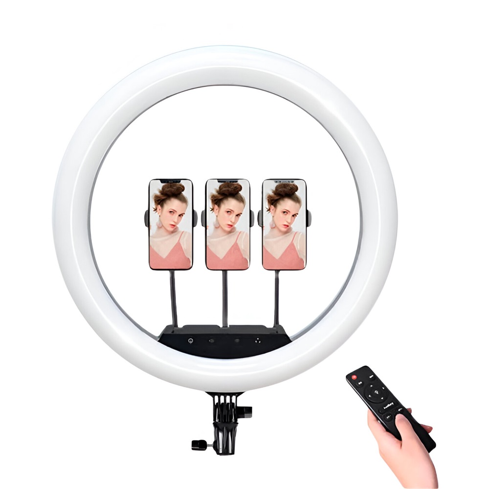 Selfie Ring Light 18" LJJ45 with Tripod - Image 2