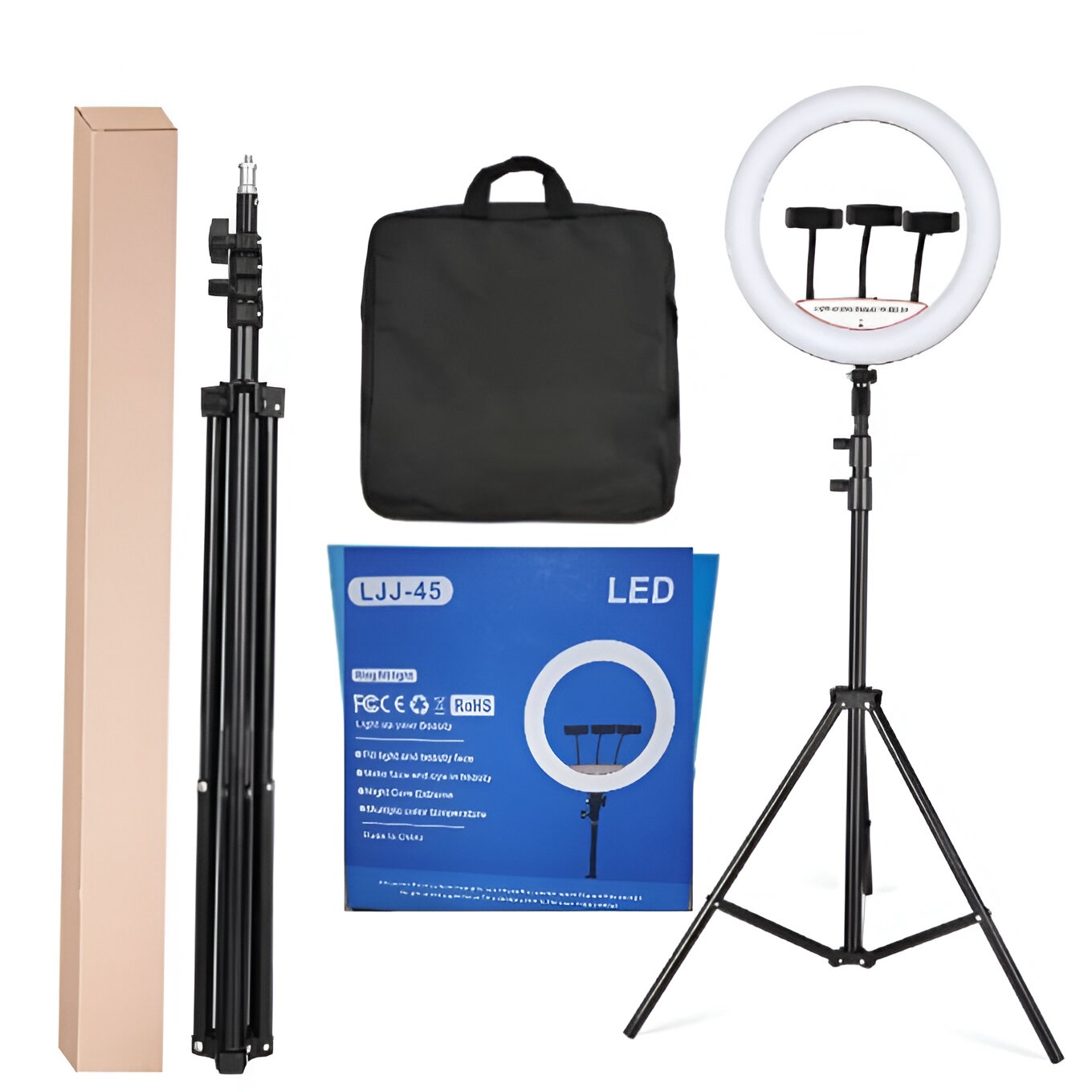Selfie Ring Light 18" LJJ45 with Tripod - Image 3