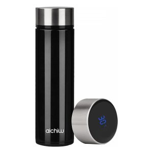 Aichiw Thermos LED with infuse system AI-D86A 480 ML, Shiny Black