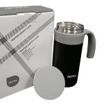 Aichiw Thermos Mug with infuse system AI-DS13 400 ML, Black