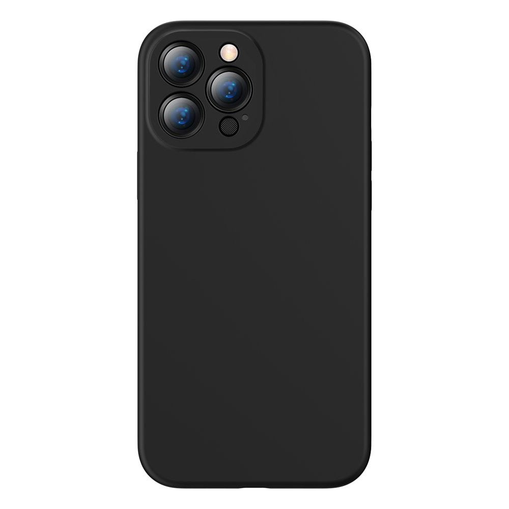 Baseus Case Liquid Silica Gel Protective iPhone 13 Pro, Black - Image 2