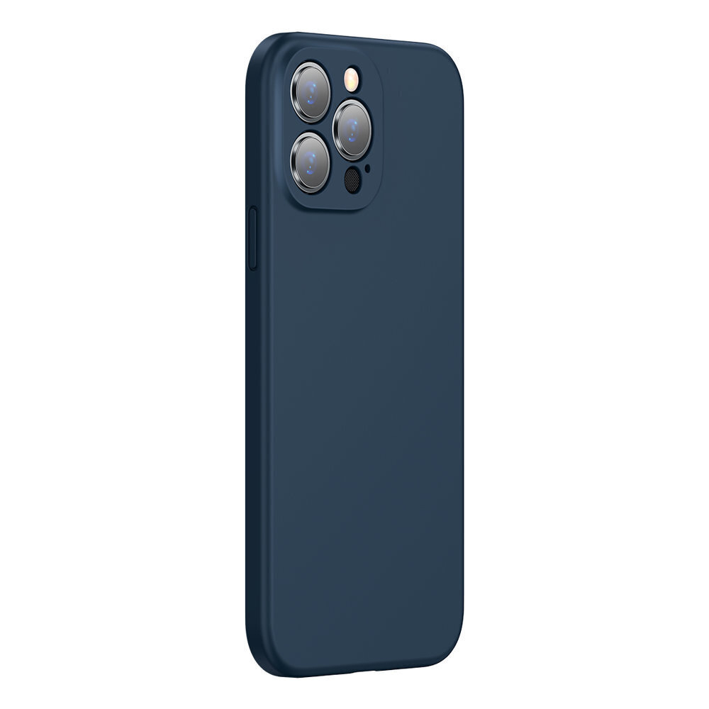 Baseus Case Liquid Silica Gel Protective iPhone 13 Pro, Blue - Image 2