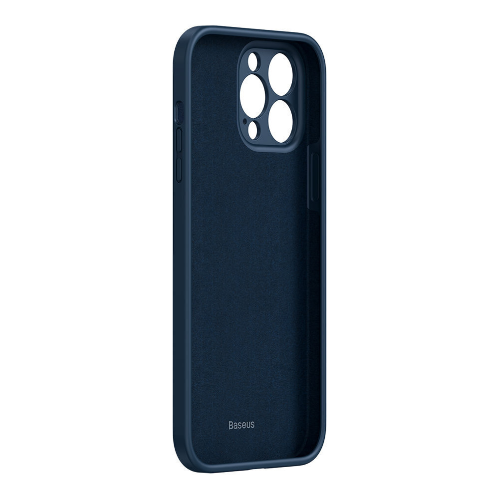 Baseus Case Liquid Silica Gel Protective iPhone 13 Pro, Blue - Image 3