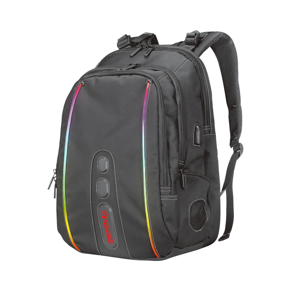 Marvo Gaming Backpack 15.6" RGB with Bluetooth Speaker - Image 2