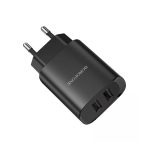 Borofone Wall Charger 2xUSB 2.1A BN2 (EU), Black