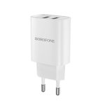 Borofone Wall Charger 2xUSB 2.1A BN2 (EU), White