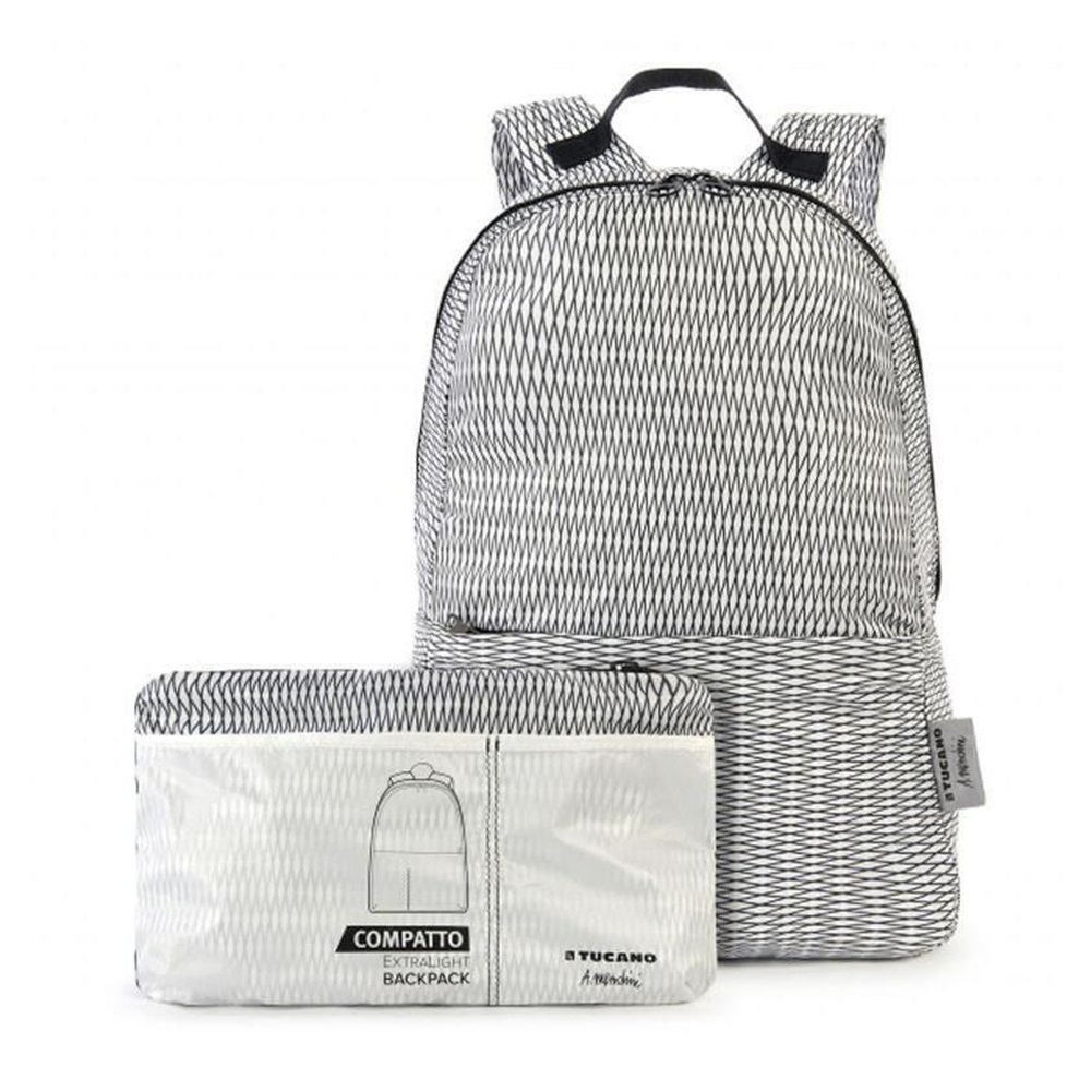 Tucano Travel Backpack Packable Compatto Mendini, White - Image 2