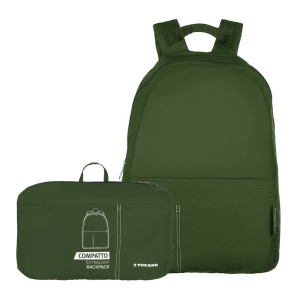 Tucano Travel Backpack Packable Compatto, Military Green