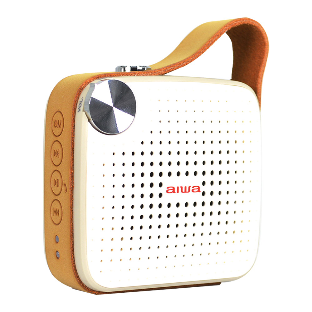 Aiwa Portable Bluetooth Speaker Square BS-100GY - Image 2