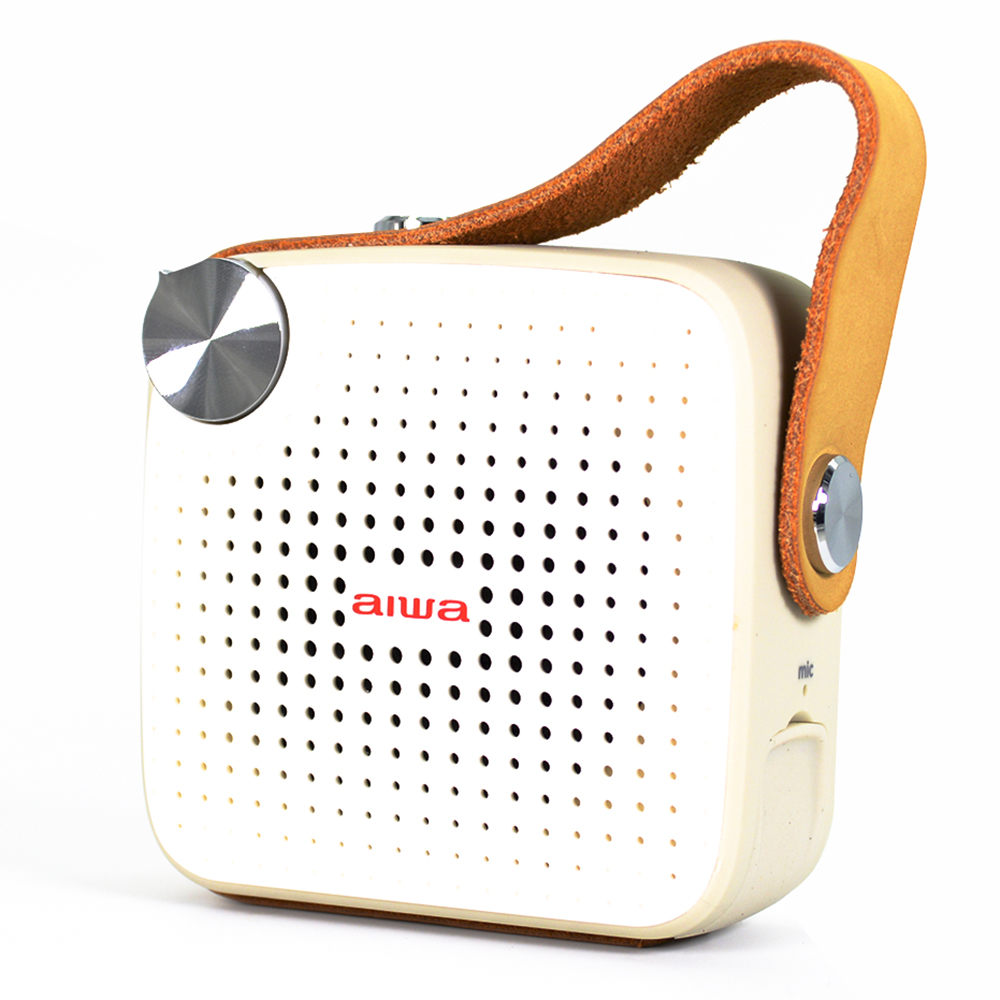 Aiwa Portable Bluetooth Speaker Square BS-100GY - Image 3
