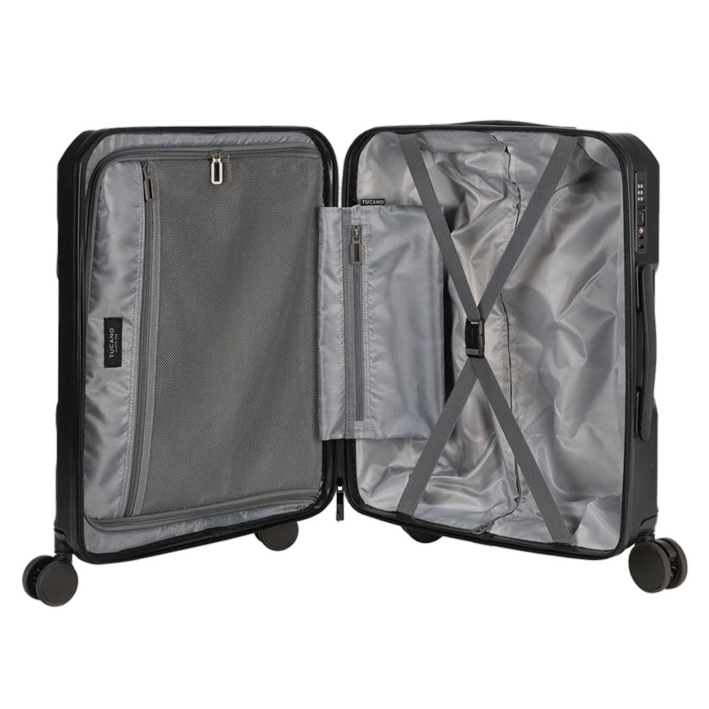 Tucano Travel Trolley Iron Rigid S (40L), Black - Image 3