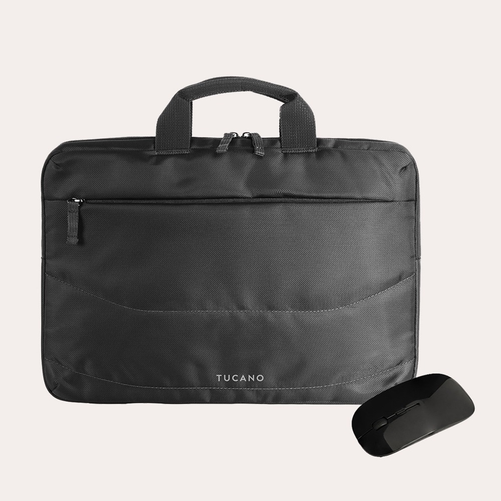 Tucano Bag Idea 14.0" + Wireless Mouse, Black - Image 3