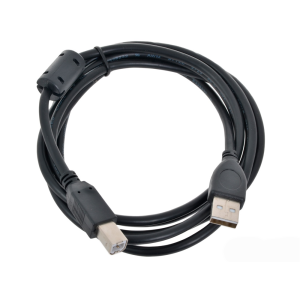 Cable USB AM-BM 1m LANBERG Black