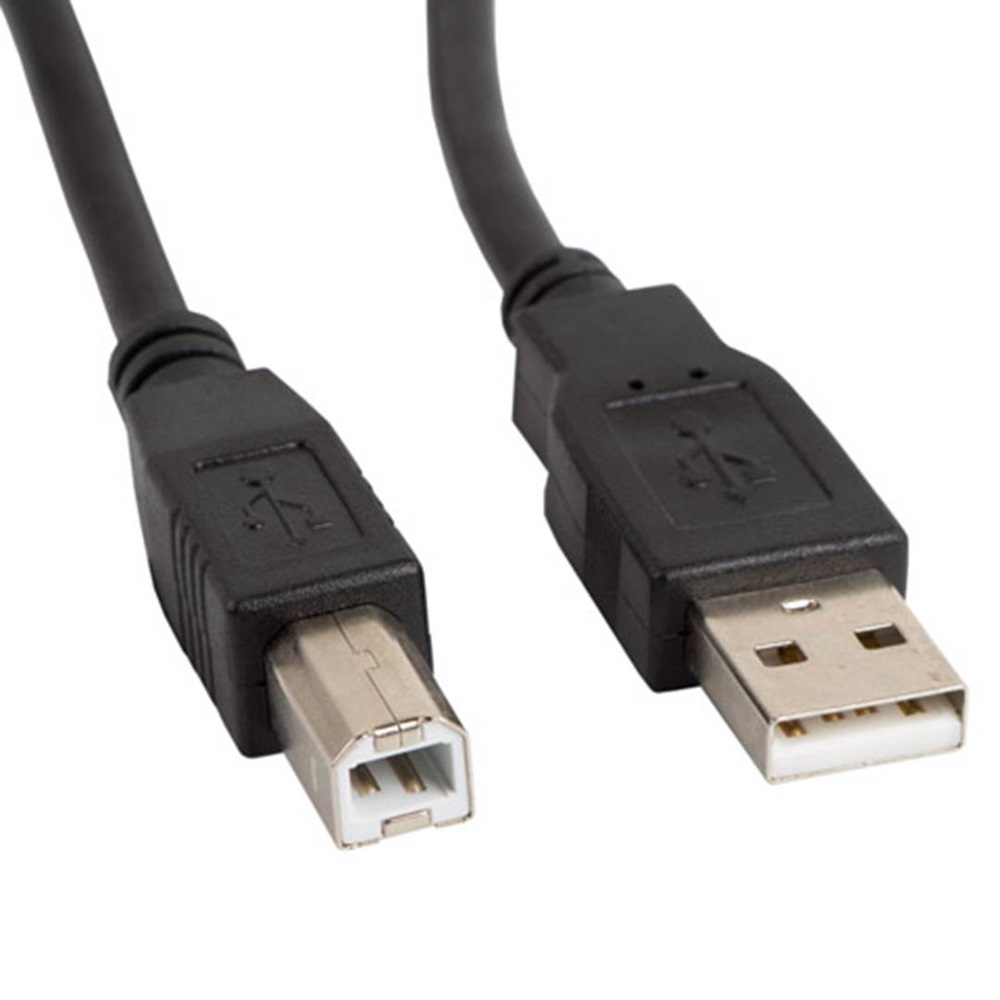 Cable USB AM-BM 1m LANBERG Black - Image 2