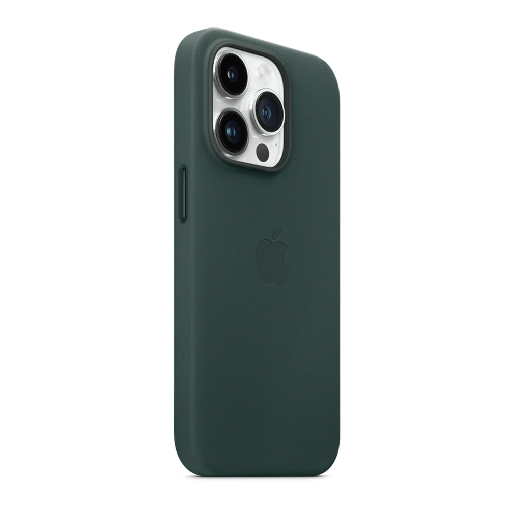 Case Original Leather with MagSafe for iPhone 14 Pro, Forest Green - Image 2