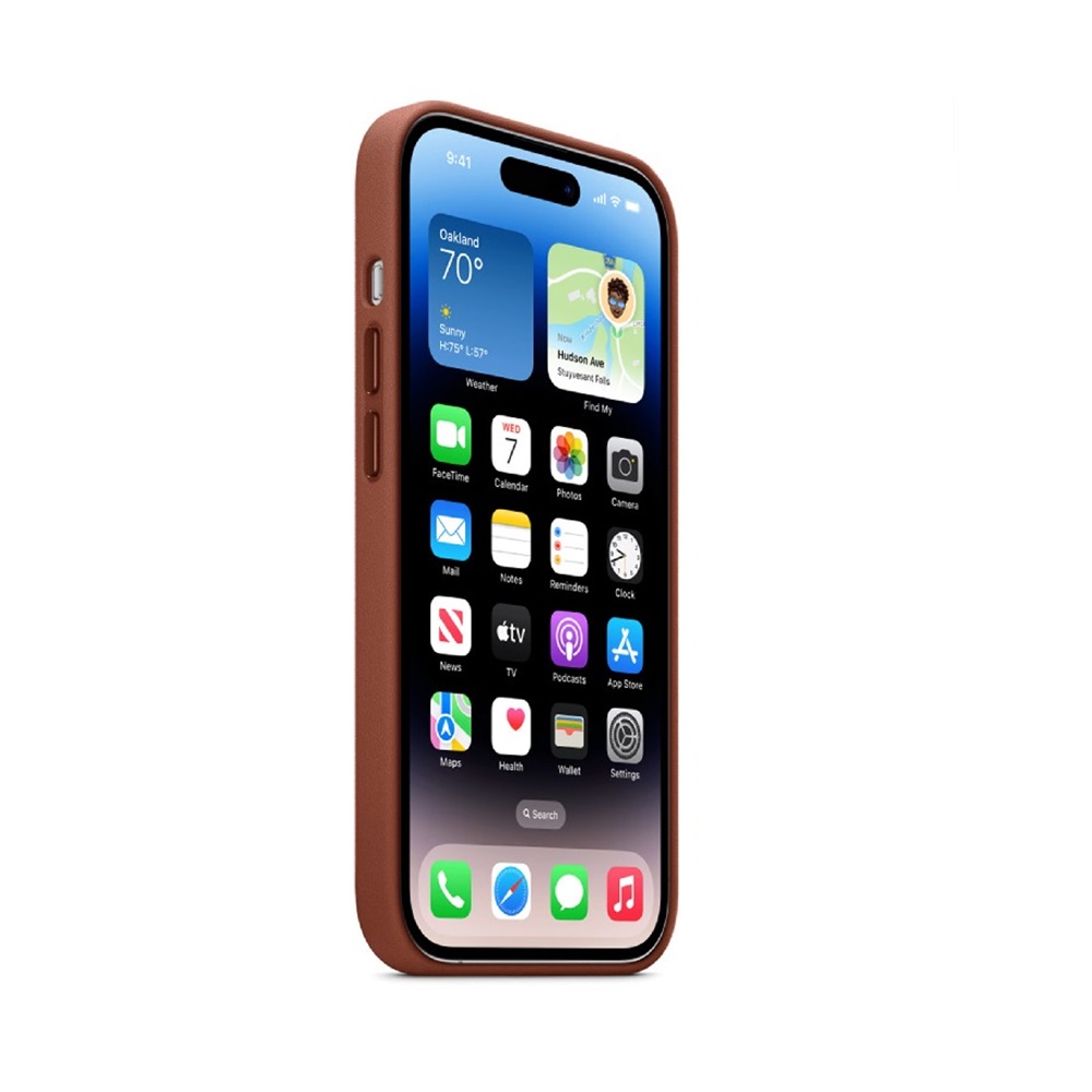 Case Original Leather with MagSafe for iPhone 14 Pro Max, Umber - Image 2