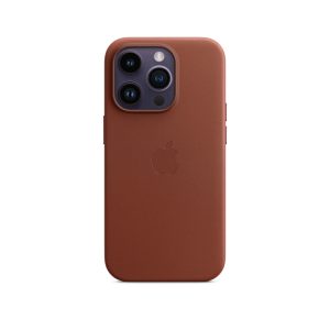 Case Original Leather with MagSafe for iPhone 14 Pro, Umber