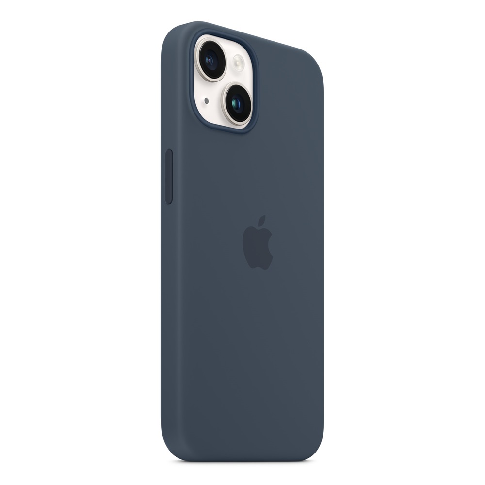 Case Original Silicone with MagSafe for iPhone 14, Storm Blue - Image 2