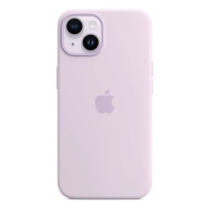 Case Original Silicone with MagSafe for iPhone 14, Lilac