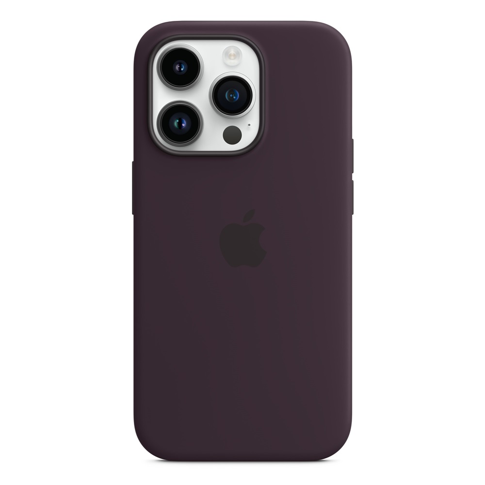 Case Original Silicone with MagSafe for iPhone 14 Pro, Elderberry - Image 2