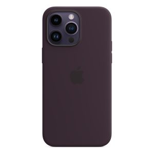 Case Original Silicone with MagSafe for iPhone 14 Pro Max, Elderberry
