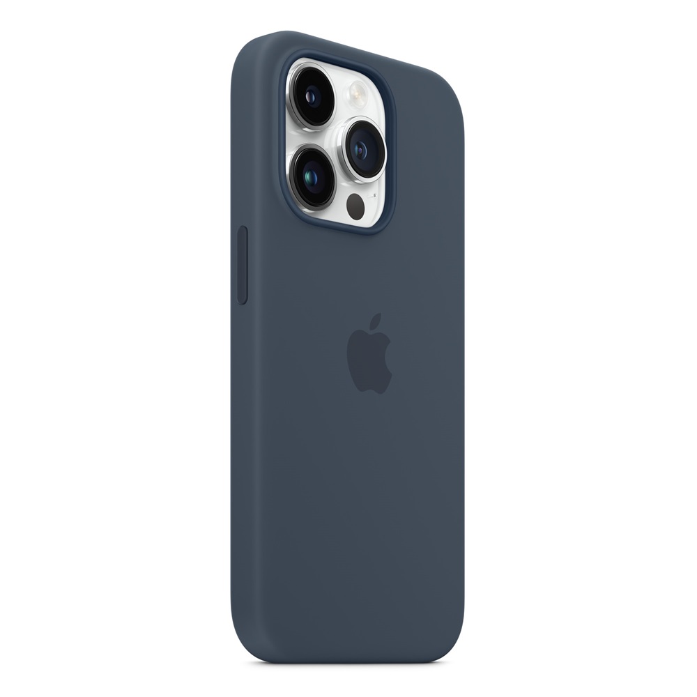 Case Original Silicone with MagSafe for iPhone 14 Pro, Storm Blue - Image 2