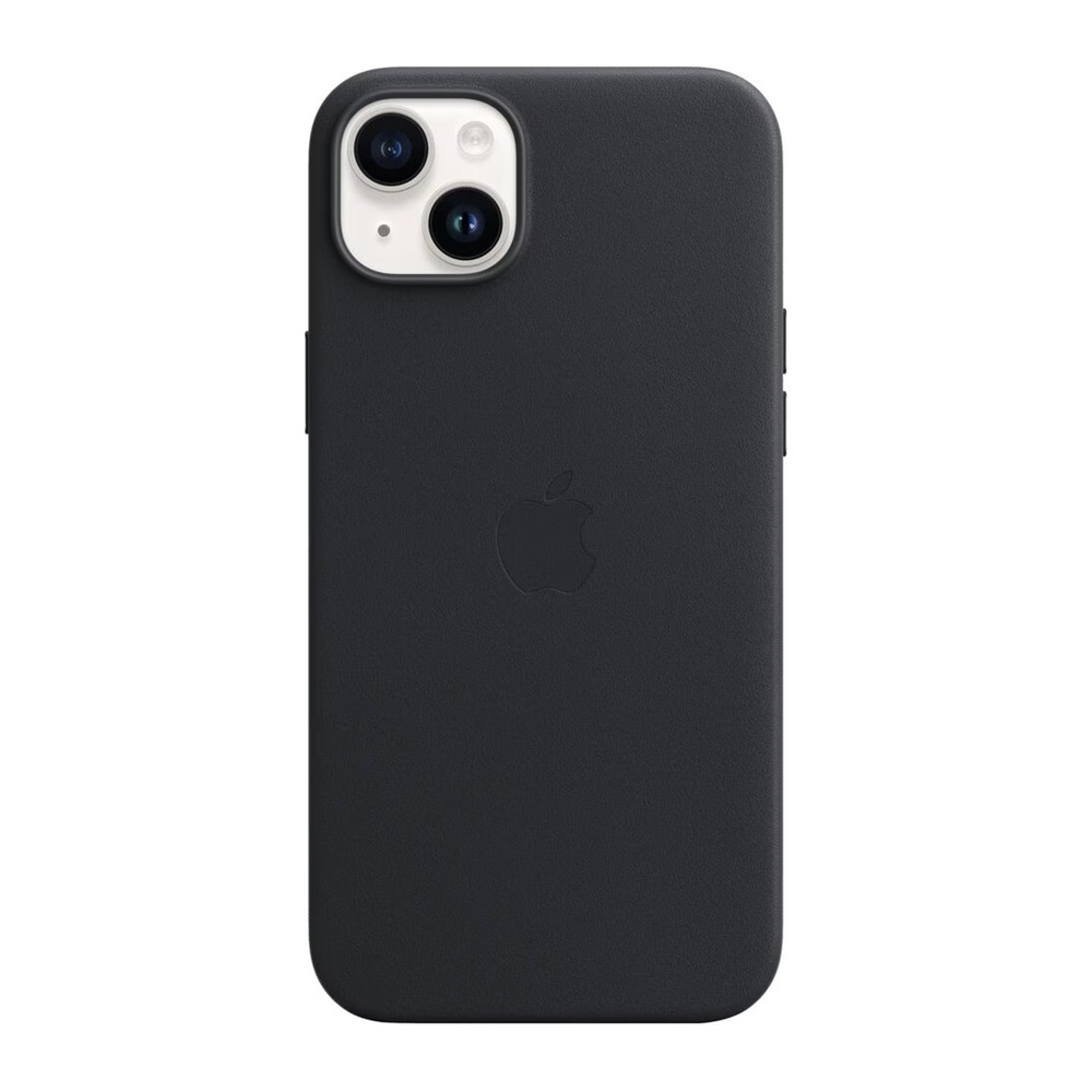 Case Original Leather with MagSafe for iPhone 14, Midnight - Image 3