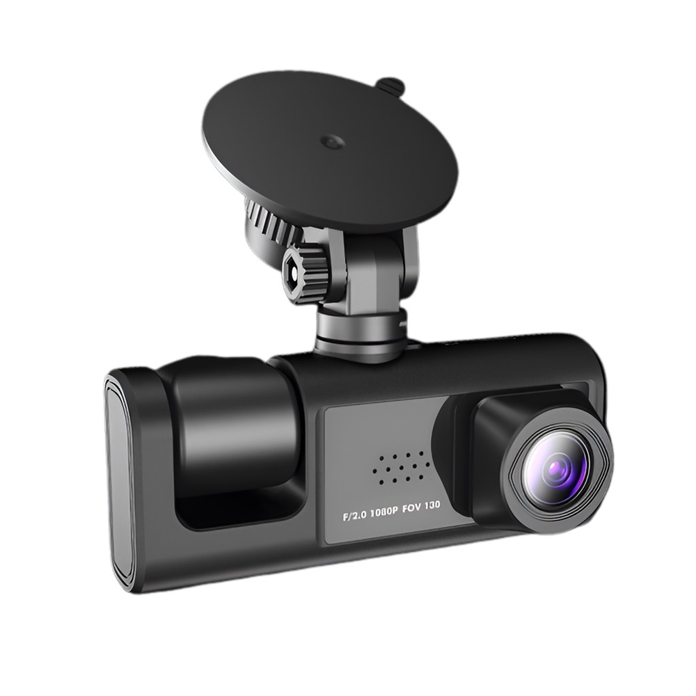 WOO Car Dash Cam+Rear Camera 1080P DVR-F80, Black - Image 3